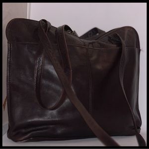 VINTAGE Leather Work Bag